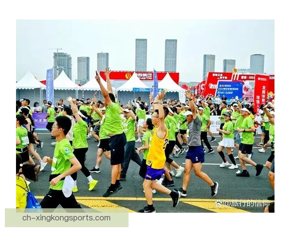 马拉松比赛完美收官，选手们齐聚终点，激情满载。